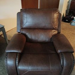 Like New Leather Recliner 