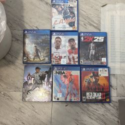PS4 Games Bundle 