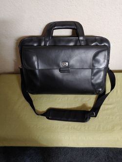 All leather Hewlett-Packard laptop case