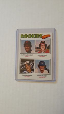 1977 Topps Dale Murphy RC.