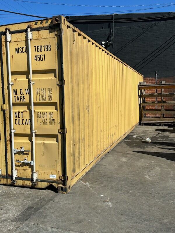 40 FOOT SHED STORAGE SHIPPING CONTAINER 