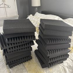 20 CT Auralex 2” Studio Foam Wedgies 1x1 Foot Acoustic Panel 