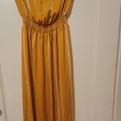 Women's Yellow Stripe Dress Size XS