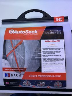 Snow Tires/Snow Socks; Brand New Never Opened