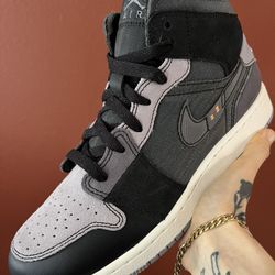 Air Jordan 1 Mid SE Craft GS ‘Inside Out - Black’