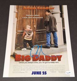 🔥Adam Sandler Signed Autographed 11x14 Big Daddy Sonny Koufax ACOA COA 🔥