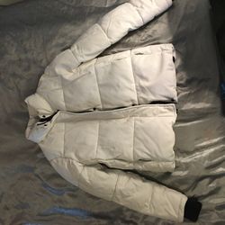 NWT Andrew Marc Faux Leather Puffer Jacket