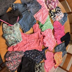 Girls Size 8 Short/romper/skirt Lot 