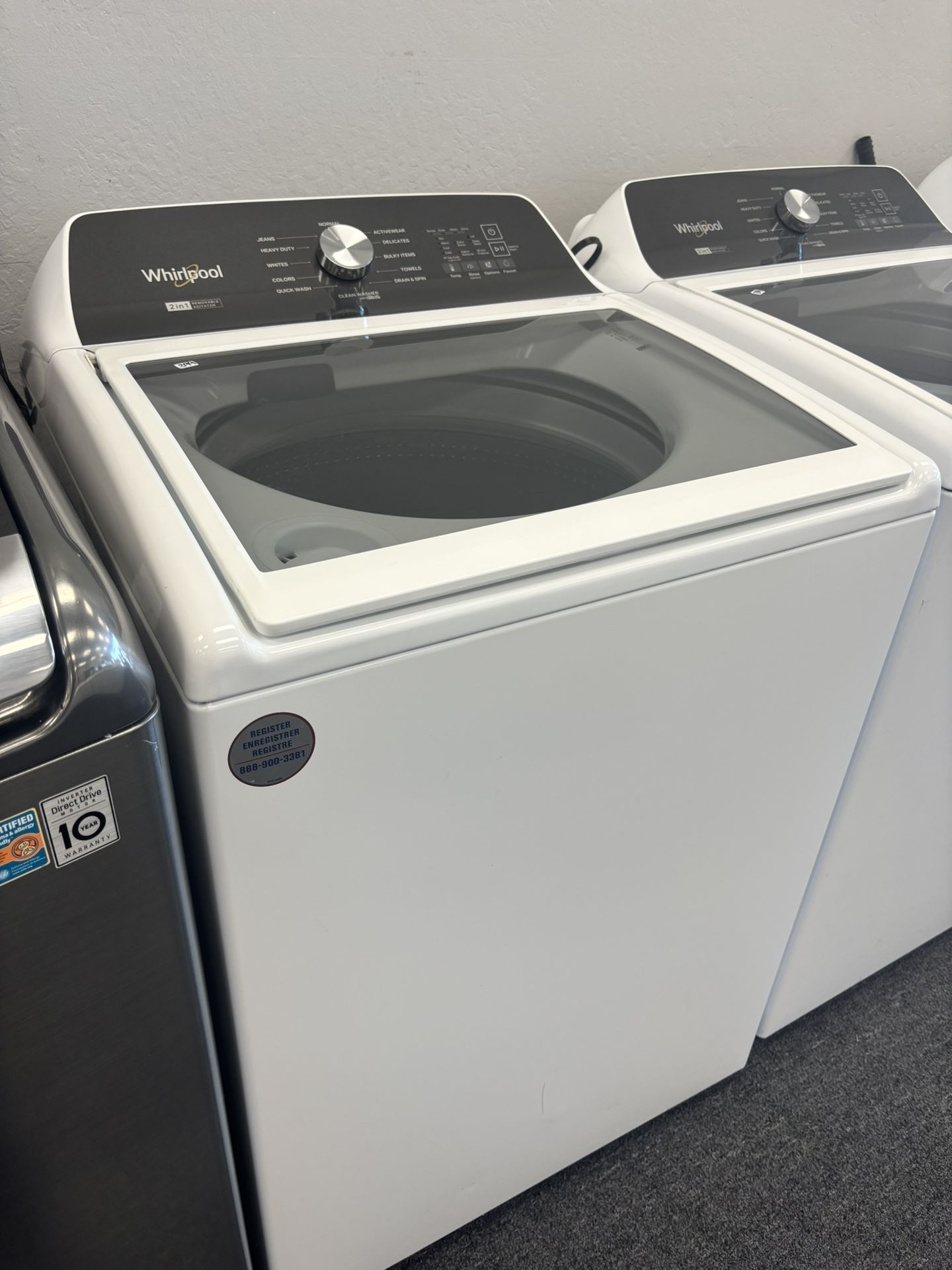 NICE WHIRLPOOL TOPLOAD WASHER