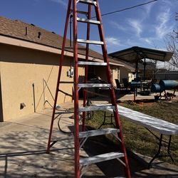 Heavy Duty Werner 10ft Ladder Fiberglass