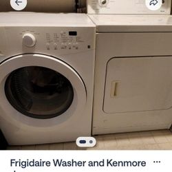 Frigidaire Washer  And Kenmore  Dryer