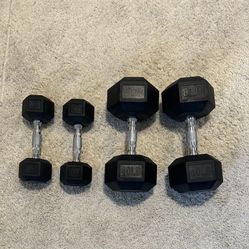 40lb And 10lb Dumbbell Weights