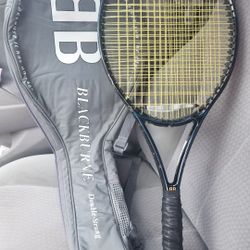 Double Strung Blackburne Tennis Racket