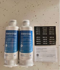 2 Pk-Waterdrop WD-F45 Water Filter, Replacement for Samsung DA97-17376B
