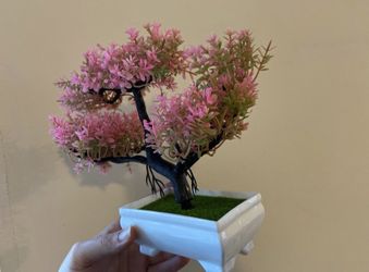 Artificial Plants Bonsai Small Tree Pot Fake Plant Flowers Potted Ornaments For Home Room Table Decoration Hotel Garden Decor   I have two bunches of  Thumbnail