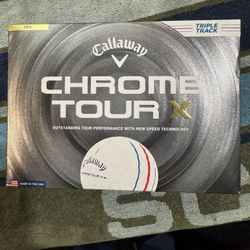 1 Dozen Brand New Callaway Chrome Tour X Golf Balls
