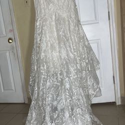 White wedding Dress Size 14