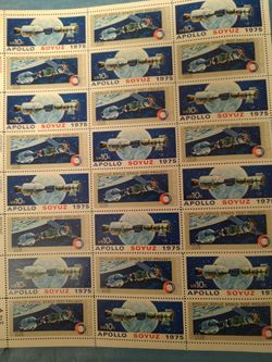 Apollo Suyuz Vintage Stamps