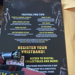 2 GA ESCAPE HALLOWEEN TICKET 