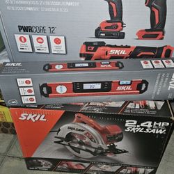 Brand New Sealed Set Of SKIL Tools.