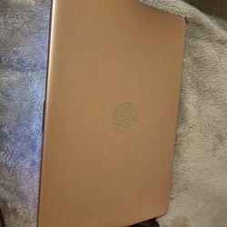 Hp Rosegold Laptop 