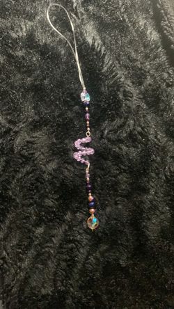Beaded Crystal  Charm Ornament