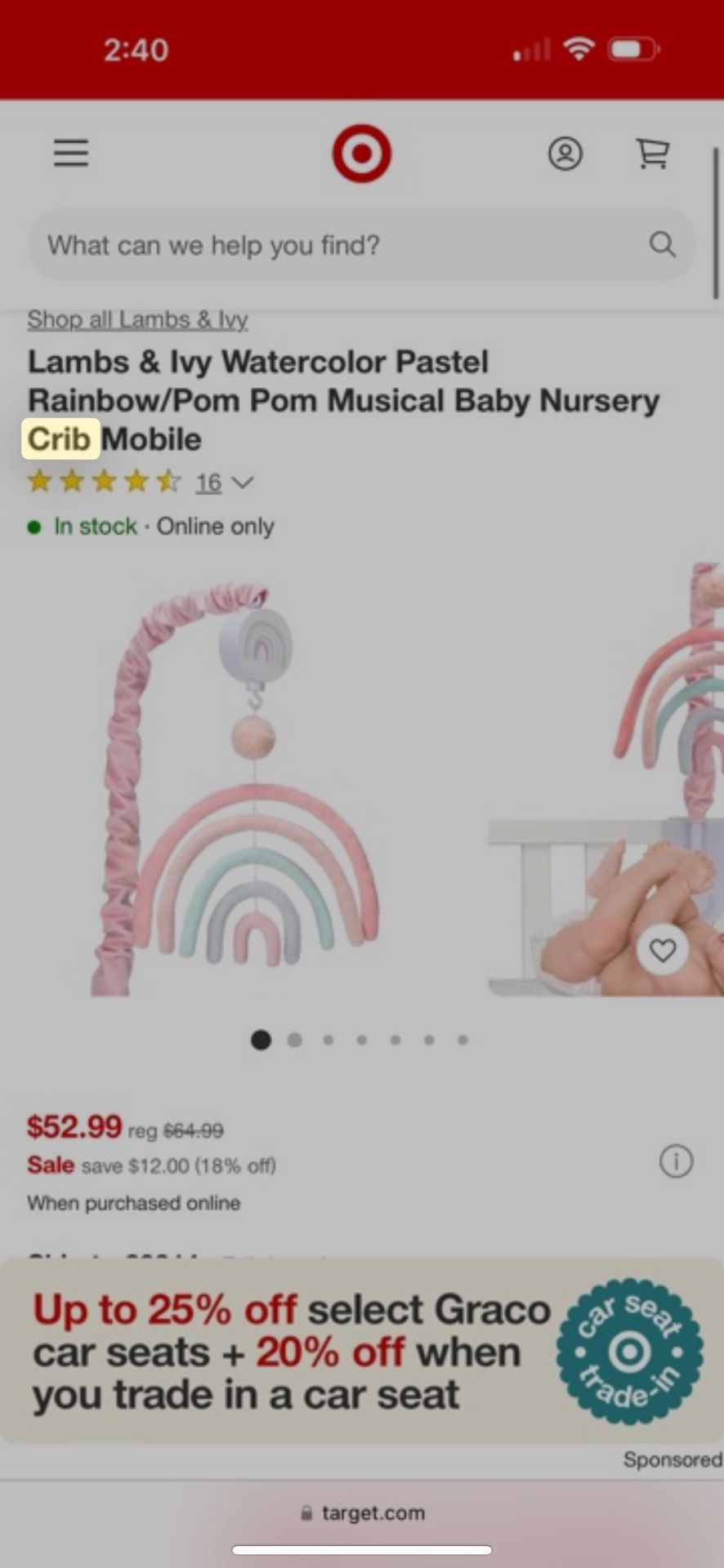 Crib Mobile And Bedding