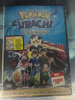 Rare Pokemon - Jirachi Wish Maker (DVD, 2004) New  w/ Special TCG card
