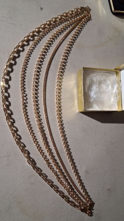 Mult.\nI strand gold necklace--$45