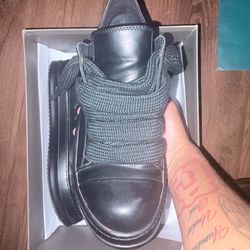 Rick Owen’s black jumbo lows