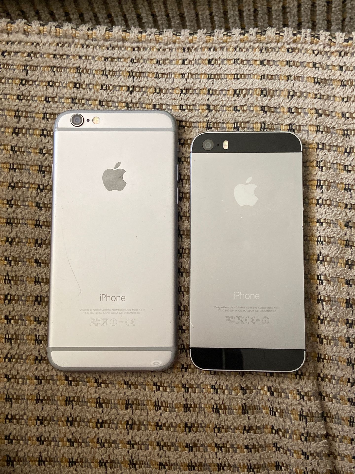 iPhone 6 and IPhone 5