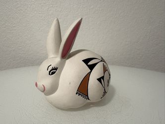 SMALL Rabbit Native Pottery Figurine 