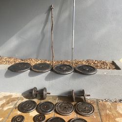 Weight Set - Home Gym - 500lbs +