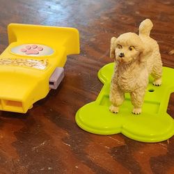 Toy Poodle Figurine 