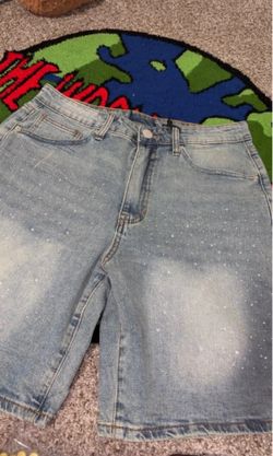 Rhinestone jorts