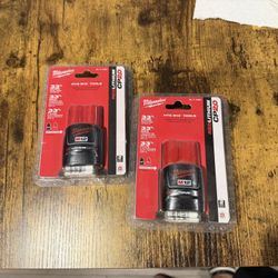 Milwaukee M12 2.0 Ah Batteries