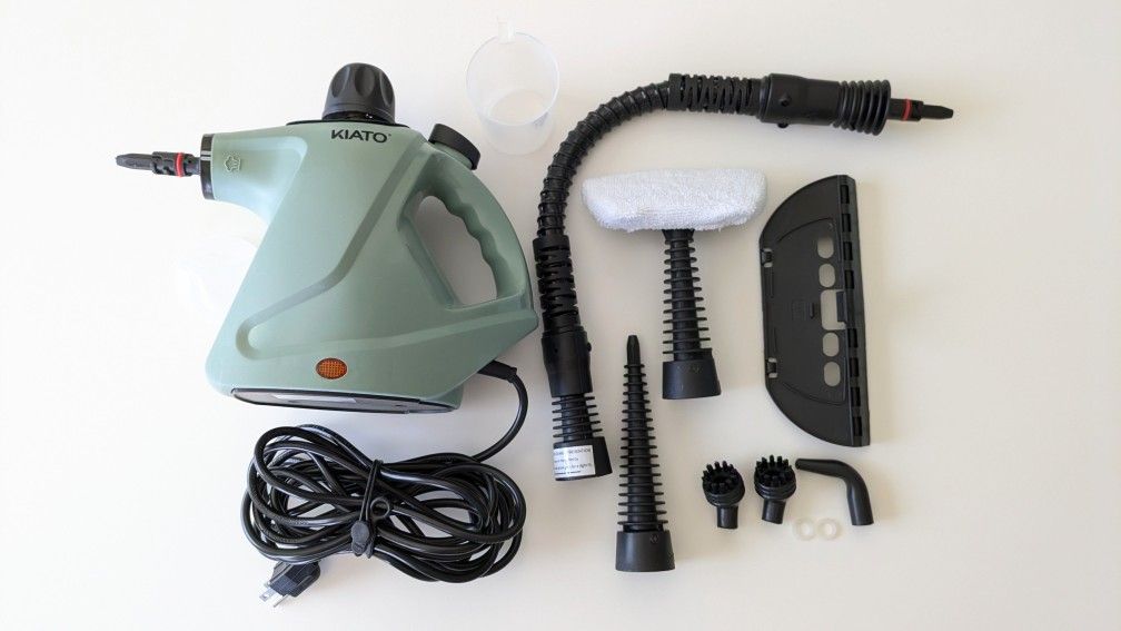 Kiato Handheld Steam Cleaner, 10 in 1 Handheld Steamer for Cleaning, Upholstery Steam Cleaner for Surface, Cleaning Home, Sofa, Car, Office...