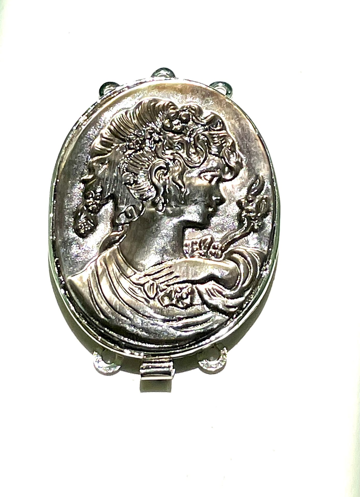 Stunning Sterling Abalone Box Clasp