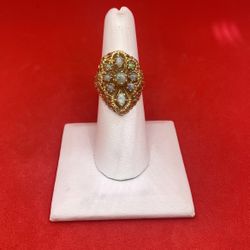 14KT Gold Opal Ring