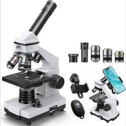 ESAKO Compound Microscope for Kids & Adults, 100X-2000X Magnification