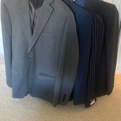 Full suits and blazers