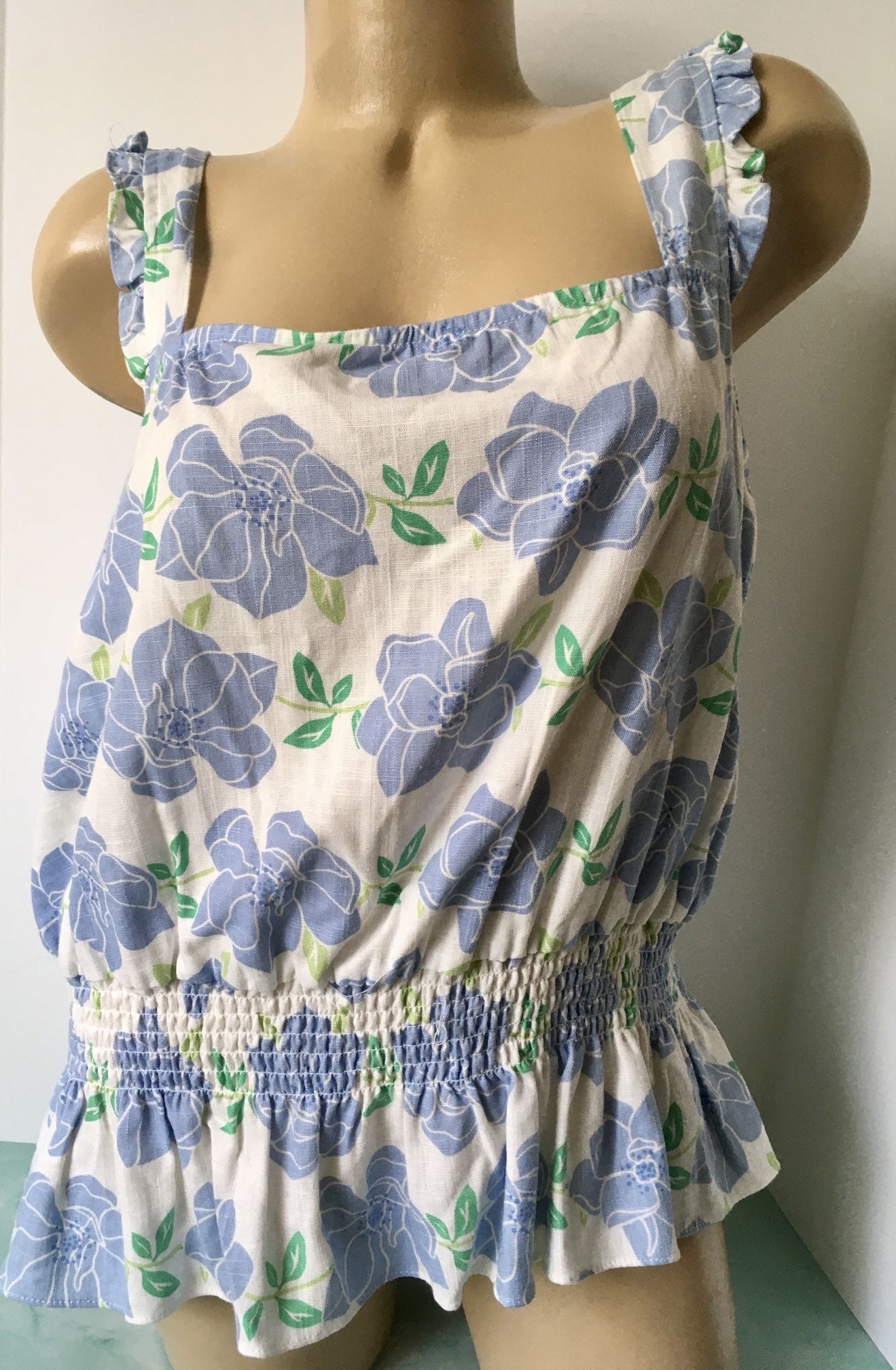 Floral Halter Top, XXL