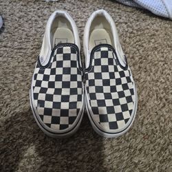 Kids VANS CHECKERBOARD SLIPONS