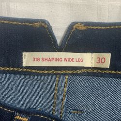 Size 30x32 Wide Leg 318 Shaping