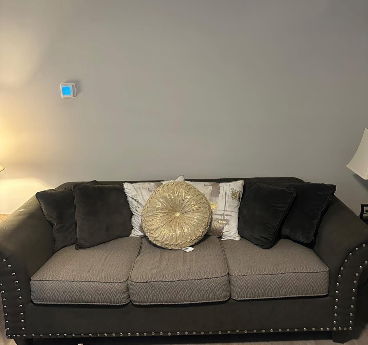 Living Room Furniture Set – Chair & Sofa (Great Condition!)