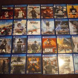 PlayStation 4 Games 