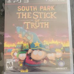 PS3  SOUTH PARK THE STICK OF TRUTH  BRAND NEW AND SEALED  FIRM ON PRICE 