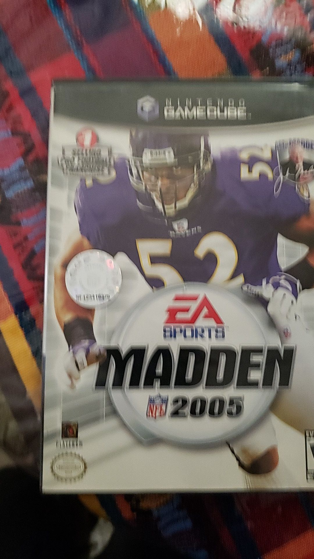 Madden 2005 (complete with manuel) gamecube