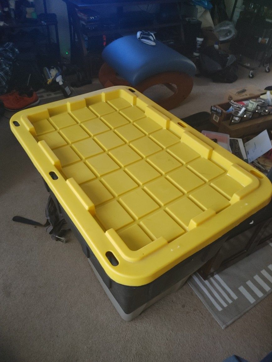 Storage tote - Thick Plastic