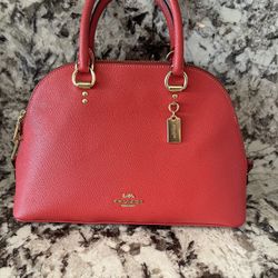 Coach Red Purse 